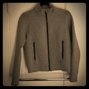 Lululemon gray scuba jacket size 8